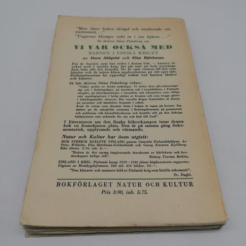 Vi var också med, Barnen i Finska kriget - 1940