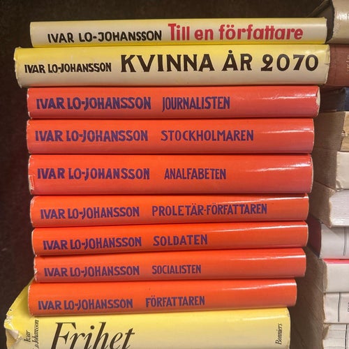 28 böcker av Ivar Lo-Johansson - Bokpaket