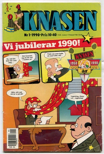Knasen 1990 nr 1 Hagbard, Rödöga, Arken, BC, Schassen