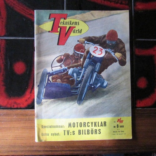 Teknikens Värld: Motorcyklar, 1955 Porche 1500 test