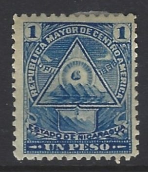 Nicaragua 1 Pesos Mi106X utan vattenmärke
