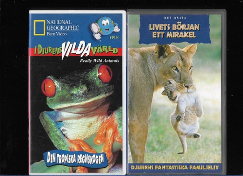 VHS: 2 Naturfilmer