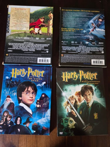 Harry Potter DVD-filmer: Fången från Azkaban, Den flammande bägaren,