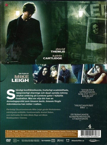 Naken (1993) Mike Leigh med David Thewlis och Lesley Sharp.