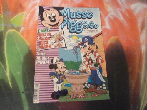 MUSSE PIGG & CO, NR 9 - 1990, TIDNING