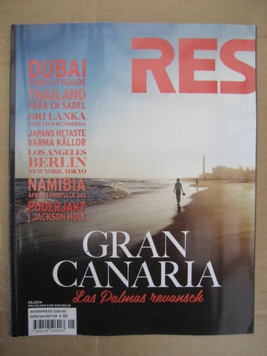 Res Nr:5-2014 (Las Palmas, Dubai, Thailand, Sri Lanka, Japan, Namibia, Jaccckso
