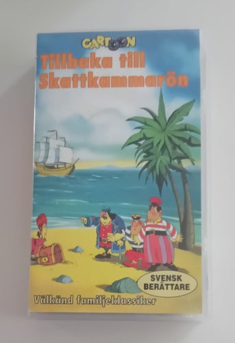 Tillbaka till Skattkammarön / 1990 / VHS / SE / Cartoon / AB Wend Ros