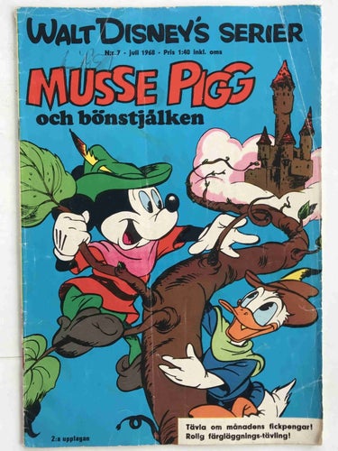 Walt Disney´s Serier - 1968:7 VG