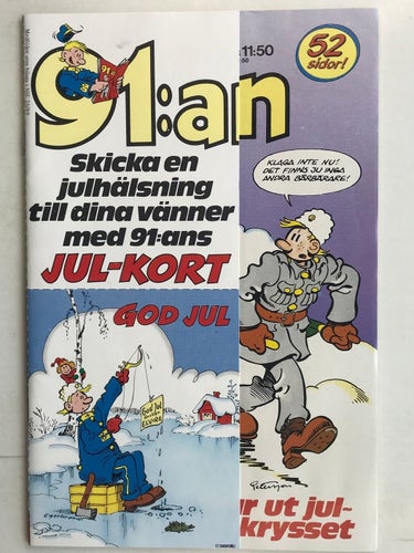 91:an - 1989: 25 FN-VF med omslagsflik - med pren.påse
