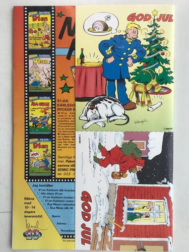 91:an - 1989: 25 FN-VF med omslagsflik - med pren.påse