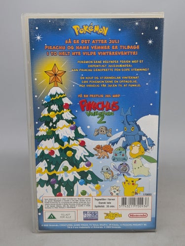 Pokémon Pikachu's Vinterferie 2 - Danskt tal - VHS