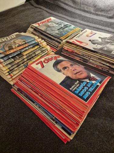 Nyhetsmagasinet 7 dagar, 95 nr från 1981 till 1984. Gott skick!