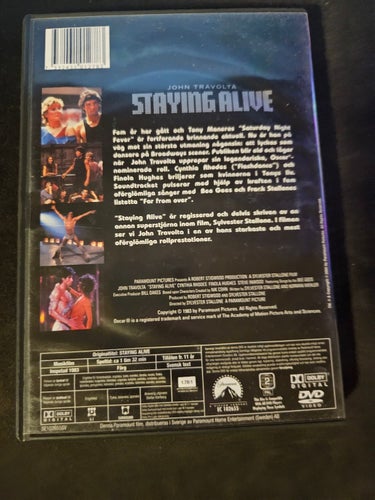 Staying Alive - John Travolta - DVD (SV text)