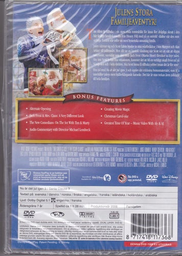 DVD / Nu Är Det Jul Igen 3 / Disney / Tim Allen, Martin Short / Ny & Inplastad