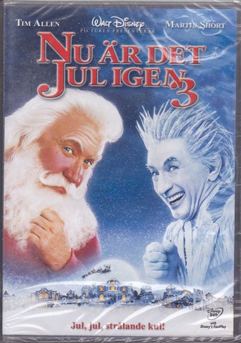 DVD / Nu Är Det Jul Igen 3 / Disney / Tim Allen, Martin Short / Ny & Inplastad