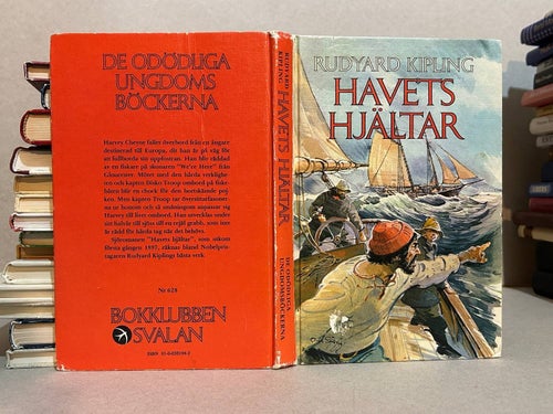 Havets hjältar av Rudyard Kipling, bok, Very Fine plus