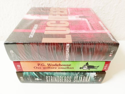 3st Ljudböcker Manliga Författare 31CD Vallgren Wodehouse Wallentin Skuggpojken