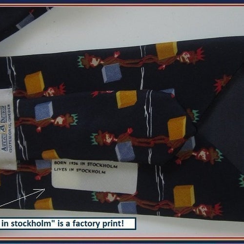 EXTREME RARE FIND! P.G.THELANDER TIE-COLLECTABLE! MINT CONDITION.