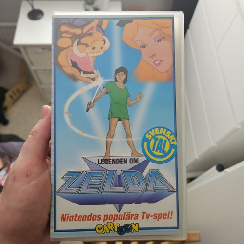 Legenden om Zelda VHS PAL Svenskt Tal