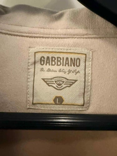 GABBIANO beige skjortjacka, storlek L