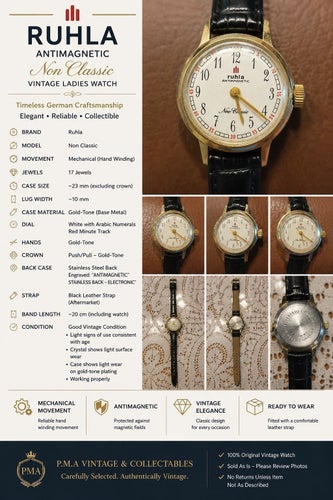 Ruhla New Classic Antimagetic Klocka
