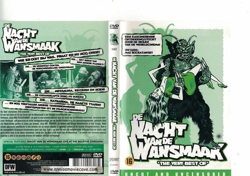 De Nacht Van De Wansmaak , DVD