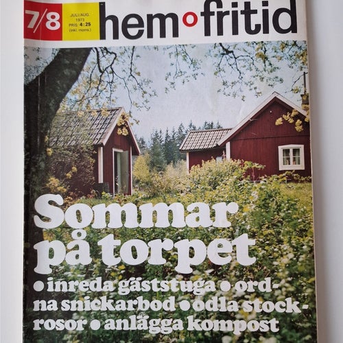 Hem o fritid tidning nr 7/8 1973