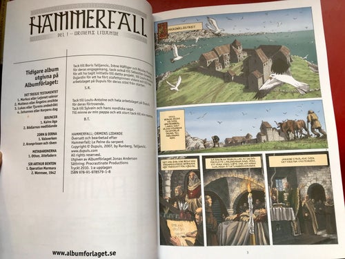 HAMMERFALL del 1 Ormens lidande Sylvain Runberg - Boris Talijancic 2010