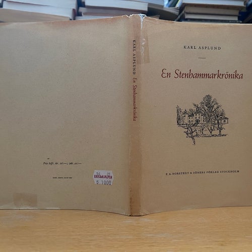 En Stenhammarkronika av Karl Asplund, bok, Very Fine plus