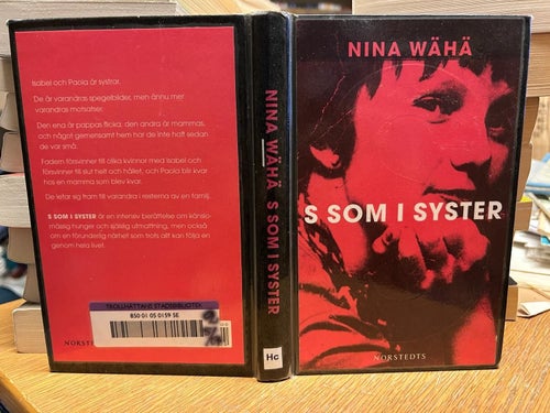 S som i syster av Nina Wähä, bok, SM, Very Good plus