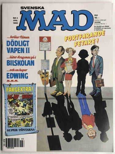 MAD - 1990:3 VF+ med Nostalgitidning