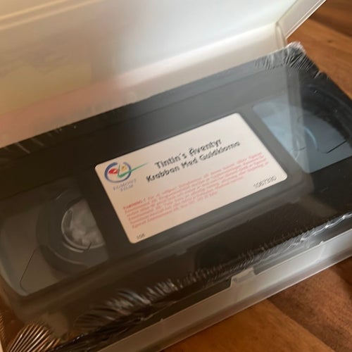 Tintin VHS-filmer: Krabban med guldklorna och Faraos cigarrer