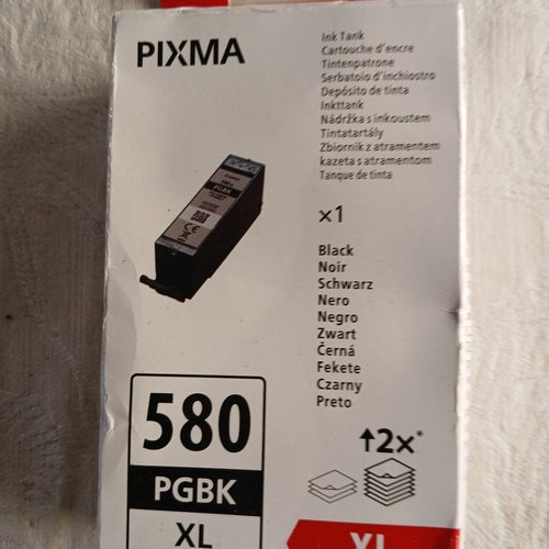 Canon Pixma 580 PGBK XL bläckbehållare