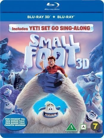Smallfoot - Ny- Inplastad- Blu-ray 3d + blu-ray