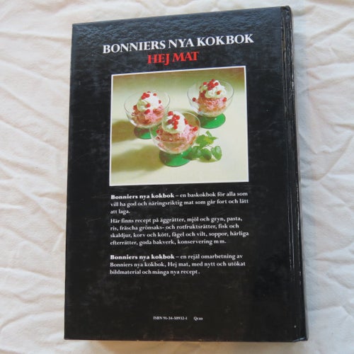 Bonnier's Nya Kokbok av Britt Sandquist-Bolin, 1984