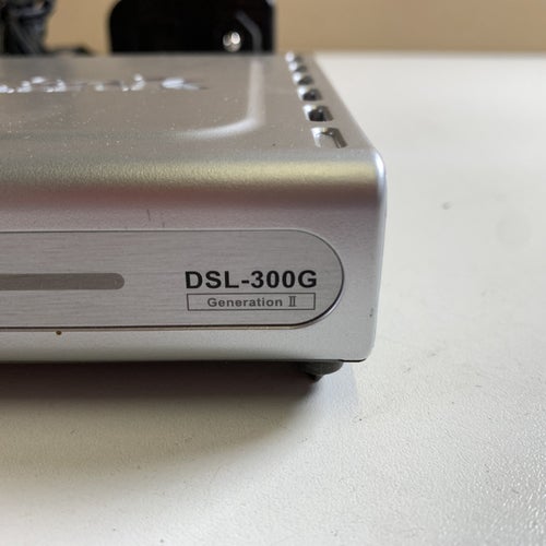 D-Link DSL-300G Generation II ADSL Modem Ethernet Med Nätadapter Grå