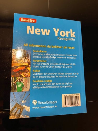 Berlitz New York reseguide resehandbok guidebok pocketguide