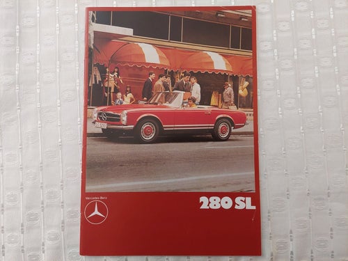 Mercedes Benz 280 SL in deutsch datablad 230 SL 250 SL W113
