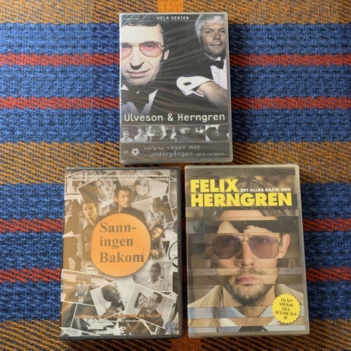 Inplastade 3 x Felix Herngren | DVD | SVT TV4 Sanningen Bakom Johan Ulveson