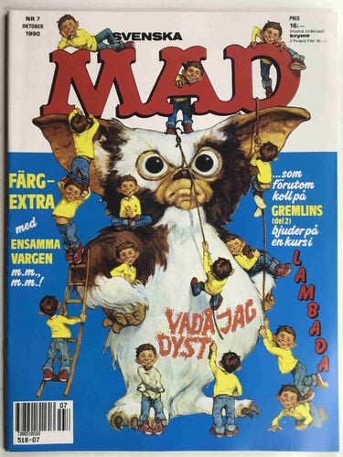MAD - 1990:7 VF-NM med Nostalgitidning