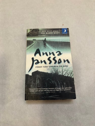 Anna Jansson - Först när givaren är död (2007)
