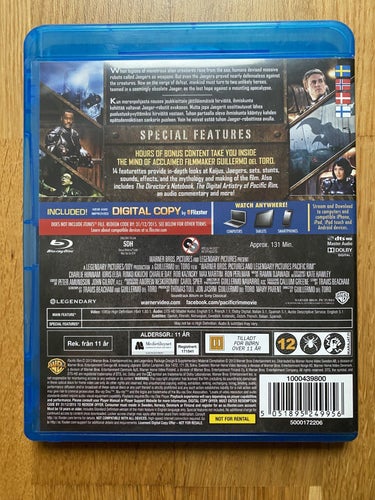 Pacific Rim (Blu-ray) - 1 ÄGARE & MYCKET BRA SKICK!