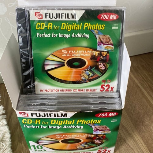 Fujifilm CD-R för digitala foton, 700 MB, 10-pack