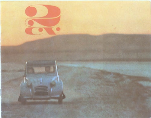 Citroen 2CV Broschyr