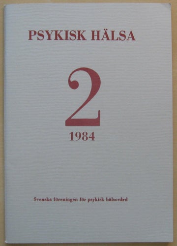Psykisk Hälsa nr 2, 1984 (sfph)