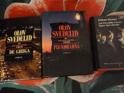 BOK, 3 STYCKEN BÖCKER, OLOV SVEDELID, HÅKAN NESSER
