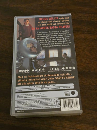 Sjätte Sinnet /Six Sense (Sv Text) (VHS)