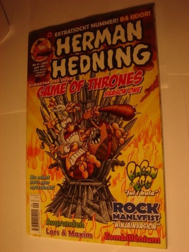 Herman Hedning (svensk) NY OLÄST 9 2012 GAME OF THRONES