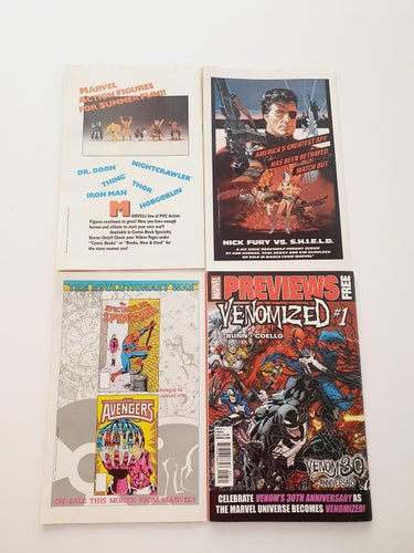 Marvel Age och Marvel Previews tidningar