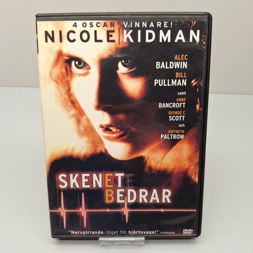 Skenet bedrar - Nicole Kidman - Region 2, DVD-Film, Svensk text, Fint skick